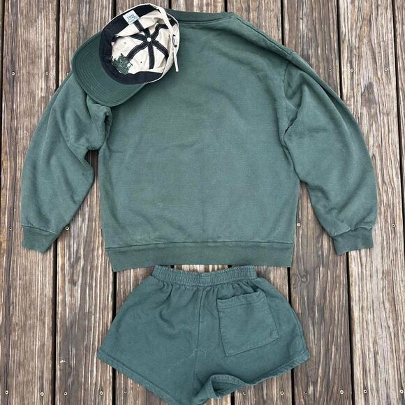 That Girl Country Club Matching Forest Green Lounge Set - Picture 5 of 5